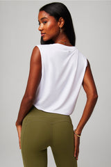 dry-flex cropped twist tank