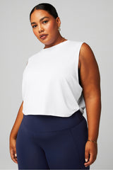 dry-flex cropped twist tank