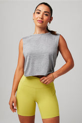 dry-flex cropped twist tank