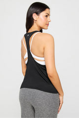 whisper racerback tank