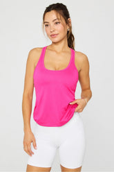 whisper racerback tank