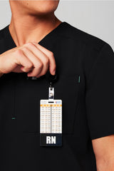 helix 1-pocket scrub top