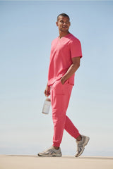 helix 1-pocket scrub top