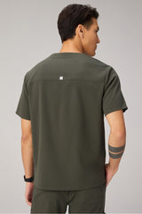 helix 1-pocket scrub top