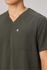 helix 1-pocket scrub top