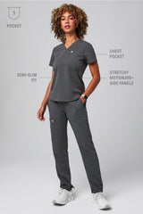vital flex 1-pocket scrub top