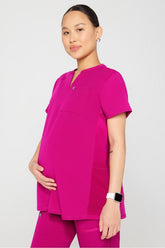 instinct maternity 3-pocket scrub top