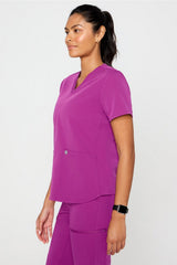 method 2-pocket scrub top (petite fit)