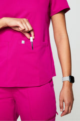 method 2-pocket scrub top (petite fit)