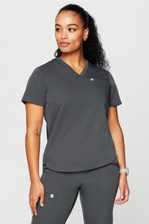 vital 1-pocket scrub top (petite fit)