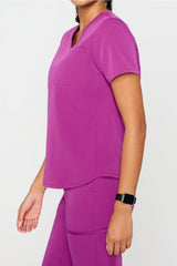 vital 1-pocket scrub top (petite fit)