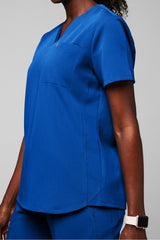 vital 1-pocket scrub top (petite fit)