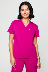 vital 1-pocket scrub top (petite fit)