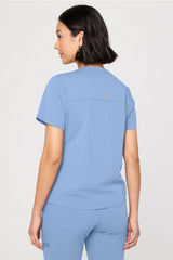 vital 1-pocket scrub top (petite fit)