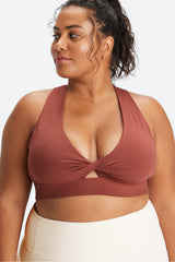 oasis twist sports bra