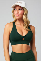 oasis twist medium impact sports bra