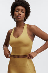 averie shine built-in bra tank