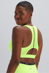 belle racerback high-impact sports bra