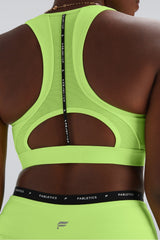 belle racerback high-impact sports bra