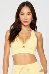 oasis twist medium impact sports bra