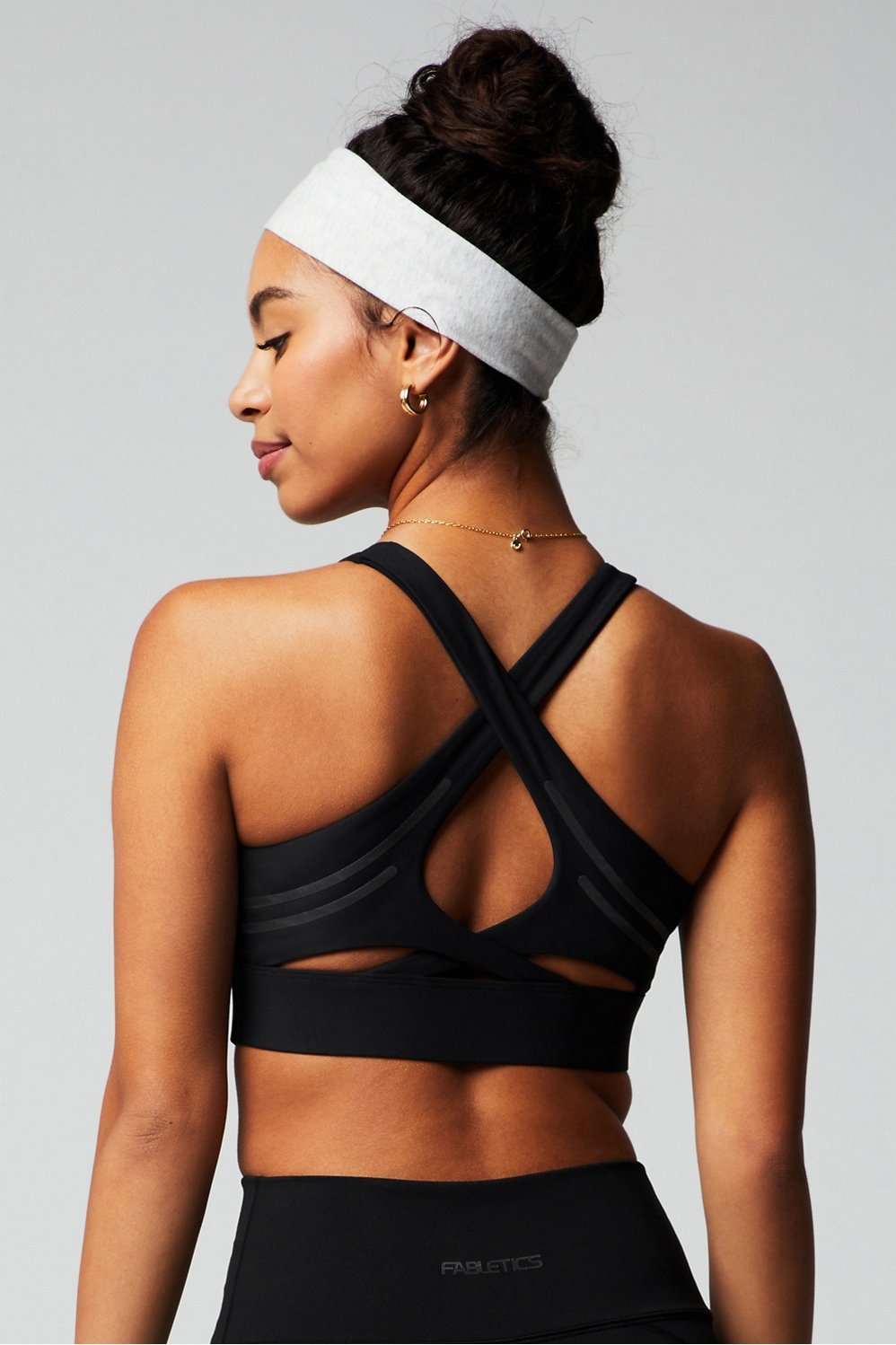 no-bounce reflective high impact sports bra