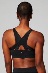mesh breathable medium impact sports bra