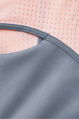 mesh breathable medium impact sports bra