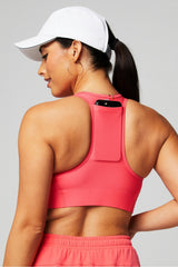on-the-go zip medium impact sports bra