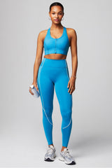 on-the-go zip medium impact sports bra