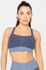 heatherflex longline low impact bra