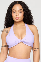 pureluxe plunge low impact bra