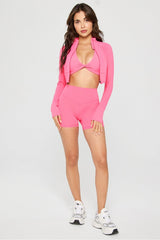 pureluxe plunge low impact bra