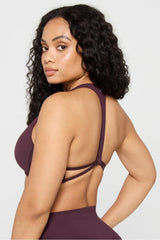 pureluxe plunge low impact bra
