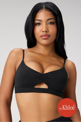 pureluxe keyhole low impact bra