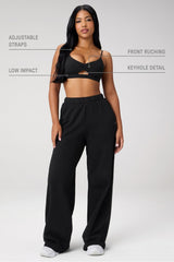 pureluxe keyhole low impact bra