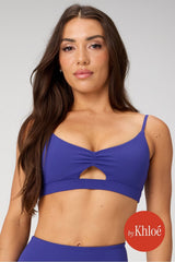 pureluxe keyhole low impact bra