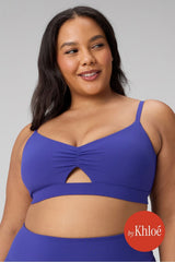 pureluxe keyhole low impact bra