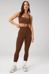 sleek seamless square neck low impact bra