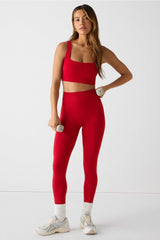 sleek seamless square neck low impact bra