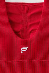 sleek seamless square neck low impact bra