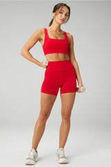 sleek seamless square neck low impact bra