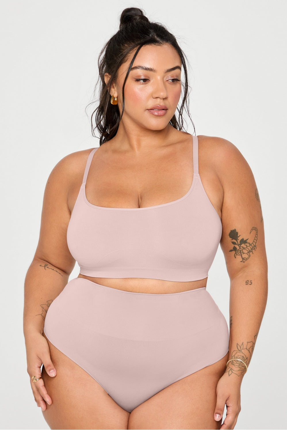 nearly naked shapewear scoop bralette