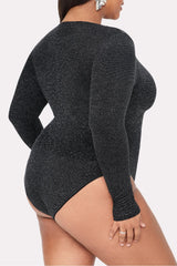 nearly naked luxe shapewear long sleeve bodysuit
