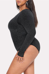 nearly naked luxe shapewear long sleeve bodysuit