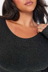 nearly naked luxe shapewear long sleeve bodysuit