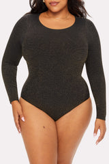 nearly naked luxe shapewear long sleeve bodysuit