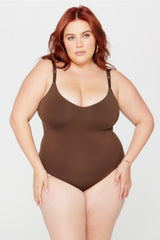 nearly naked shapewear strappy bodysuit