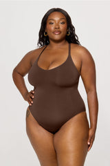 nearly naked shapewear strappy bodysuit