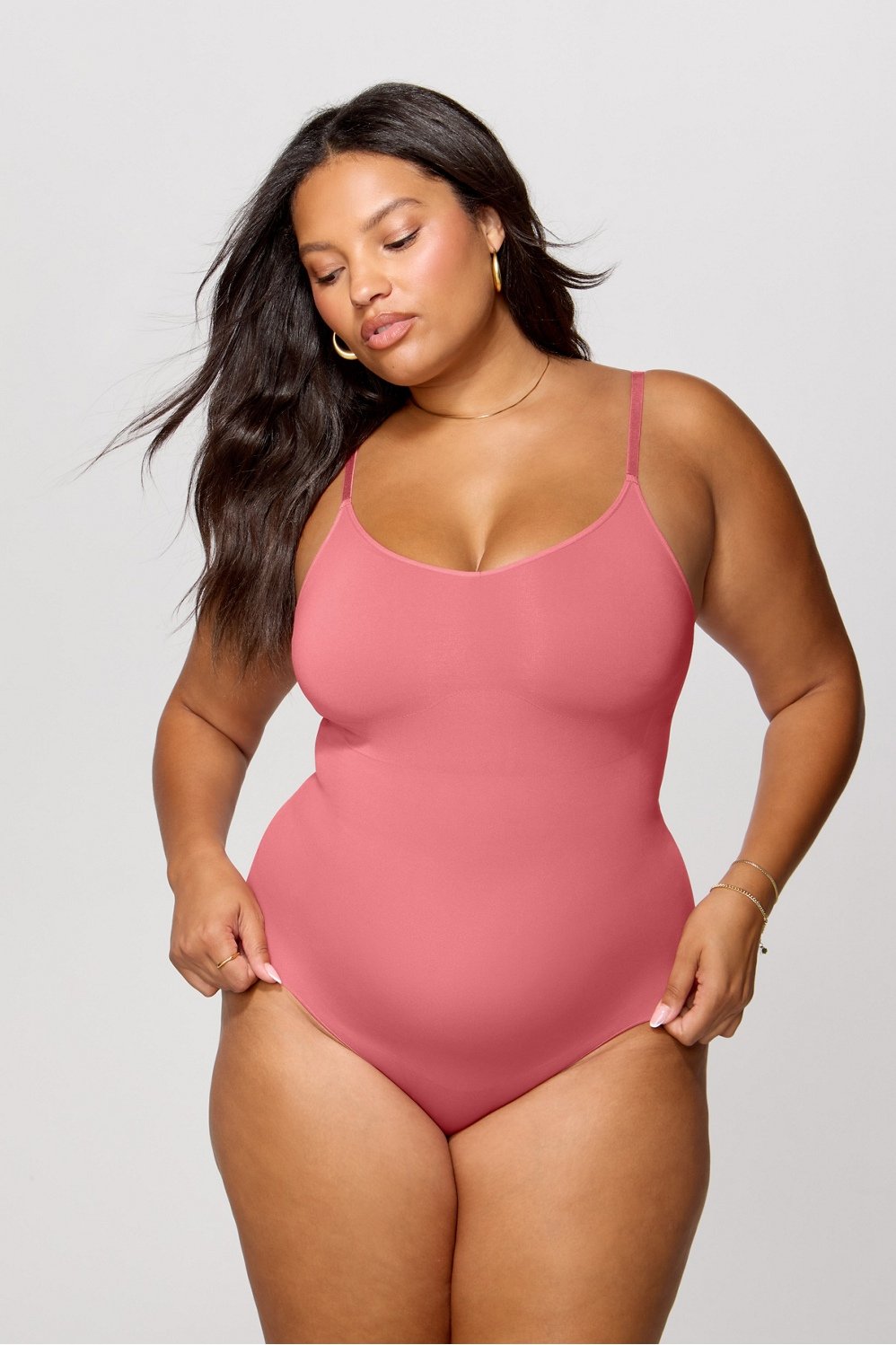 nearly naked shapewear strappy bodysuit