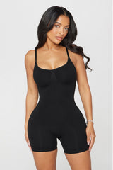 smooth as hell shaping short onesie